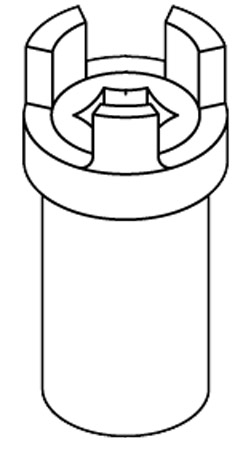 Chuck - 1\" H X 4 1/4\"